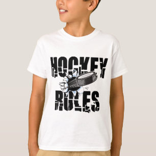 Hockey härskar ungar t shirt