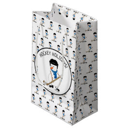 Hockey Helgdagars Hockey Snögubbe Small Gift Bag