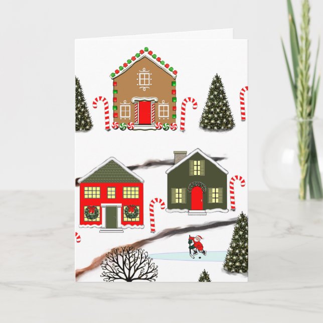 Hockey-Helgdagskorten Helgkort (Framsida)