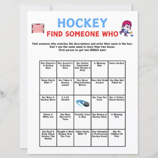 Hockey hittar någon som spelar