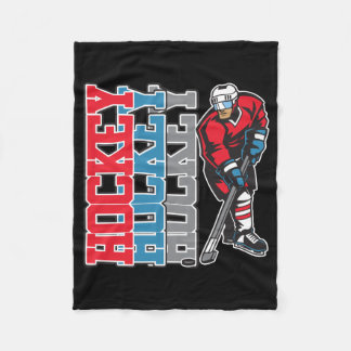 Hockey hockey, hockey fleecefilt