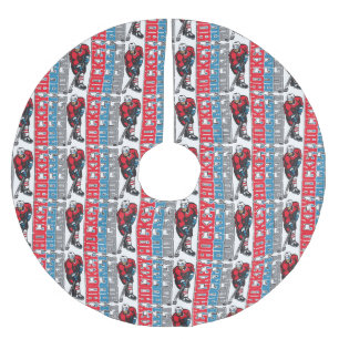 Hockey hockey, hockey julgransmatta borstad polyester