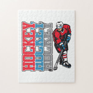 Hockey hockey, hockey pussel