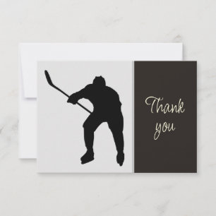 Hockey Hockeyboll Frivillig hjälpare Tack Kort