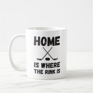 Hockey Home är där Rink är Kaffemugg
