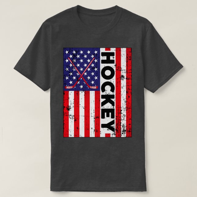 Hockey Ice Hockey Player Sports T Shirt (Design framsida)