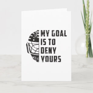 Hockey Ice Hockey Sports Stick Team Funny Gift Kort