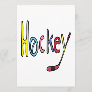 Hockey Inbjudningar