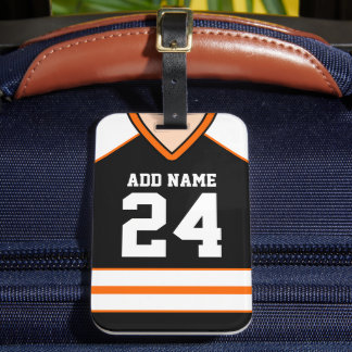 Hockey Jersey Custom Name/Number Bag Märkre Bagagebricka
