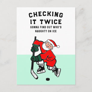 Hockey jul helg vykort
