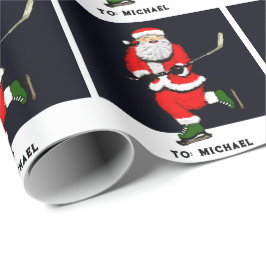 Hockey jul Helgdag Gift Presentpapper