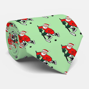 Hockey jul Helgdag Neck Tie Slips
