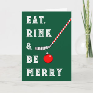 Hockey jul helgkort