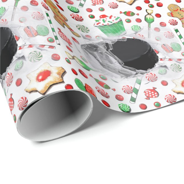 Hockey jul present presentpapper (Rullad Hörn)