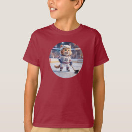 Hockey kattunge (fulla färger) - Stödjer ideella o T Shirt