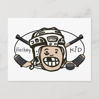 Hockey Kid Vykort