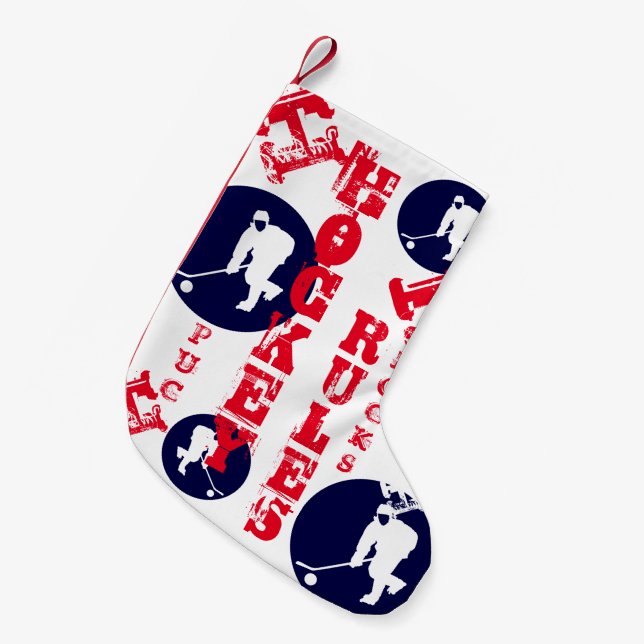 Hockey Liten Julstrumpa (Framsidan (Hängande))