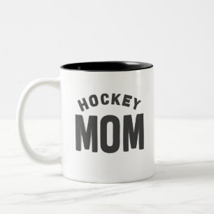 Hockey Mamma Digital Art Design2 Två-Tonad Mugg