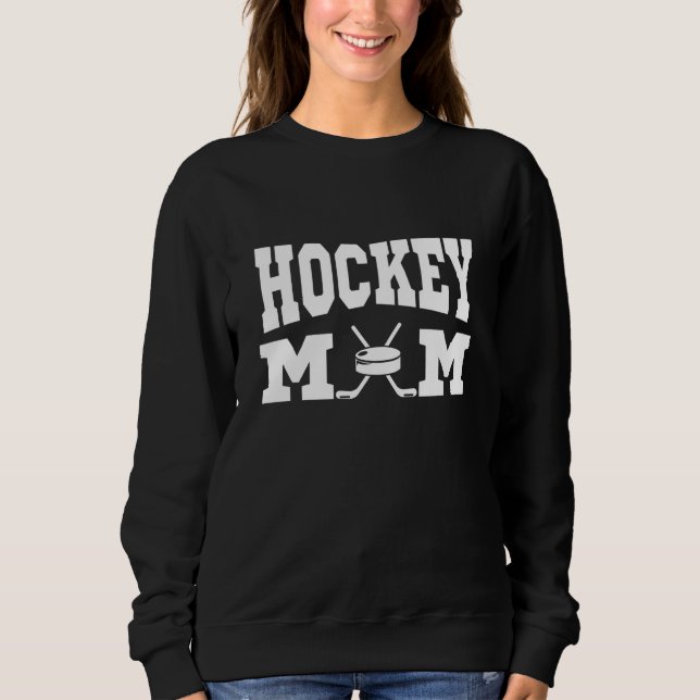 Hockey Mamma Gift Idea Mors dag Gift T Shirt (Framsida)