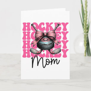 Hockey Mamma Hockey Mama Mors Dag Rosa Coquette  Kort