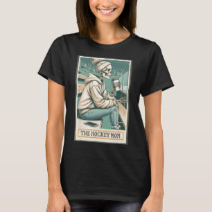 Hockey Mamma Hockey Mamma Skelett Tarotkort Hock T Shirt