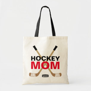 Hockey Mamma Hockey Sticks och Puck Personalize Tygkasse