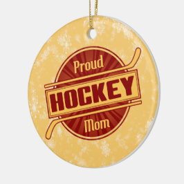 Hockey Mamma jul Ornament, Träd Dekorationen Julgransprydnad Keramik