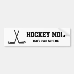 hockey mamma knullar inte med mig lustiga sporter bildekal