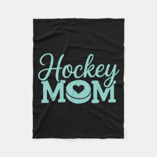 Hockey Mamma Kvinnor Ishockeyspelare Ishockey 1 Fleecefilt
