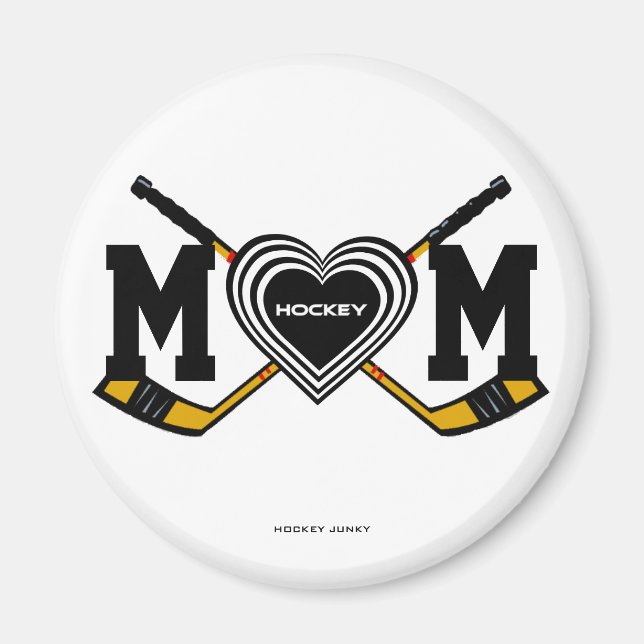 HOCKEY MAMMA MAGNET (Framsidan)
