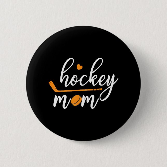 Hockey Mamma Mor Mamma Knapp (Framsida)
