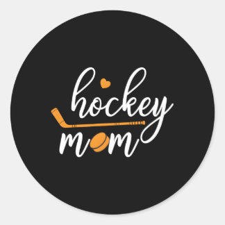 Hockey Mamma Mor Mamma Runt Klistermärke