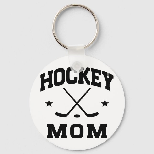 Hockey Mamma Nyckelring (Framsida)