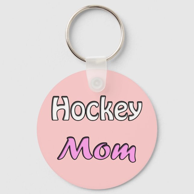 Hockey Mamma Nyckelring (Framsida)