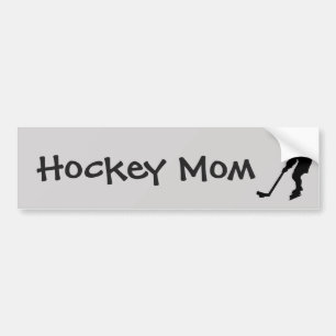 Hockey Mamma Roligt Quote Hockey Player Bildekal