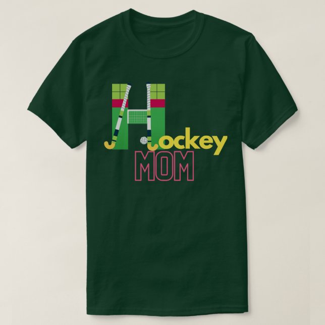 Hockey Mamma T Shirt (Design framsida)