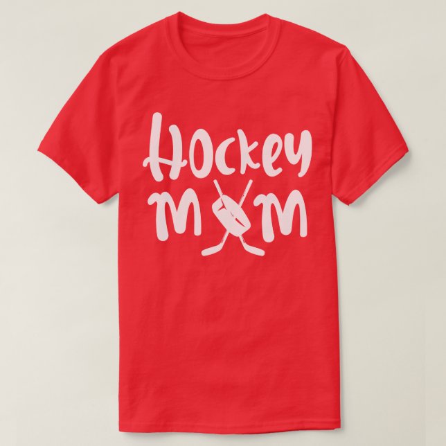 Hockey Mamma T Shirt (Design framsida)