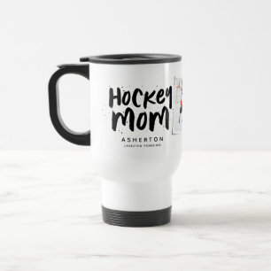 Hockey mamma trendig svart typ personlig fotografe resemugg