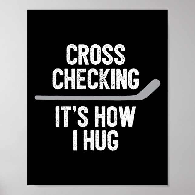 Hockey Manar Women Kor.. Det är så jag hug Poster (Framsidan)
