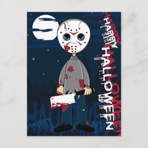 Hockey Mask Serial Killer-vykort Vykort