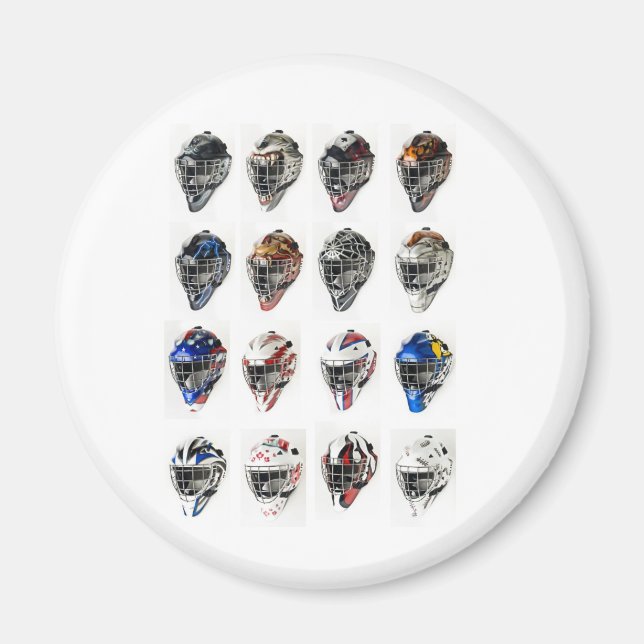 Hockey Masks Magnet (Framsidan)