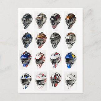 Hockey Masks Vykort