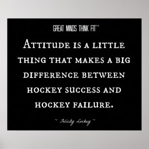 Hockey med Attitude 005 Poster