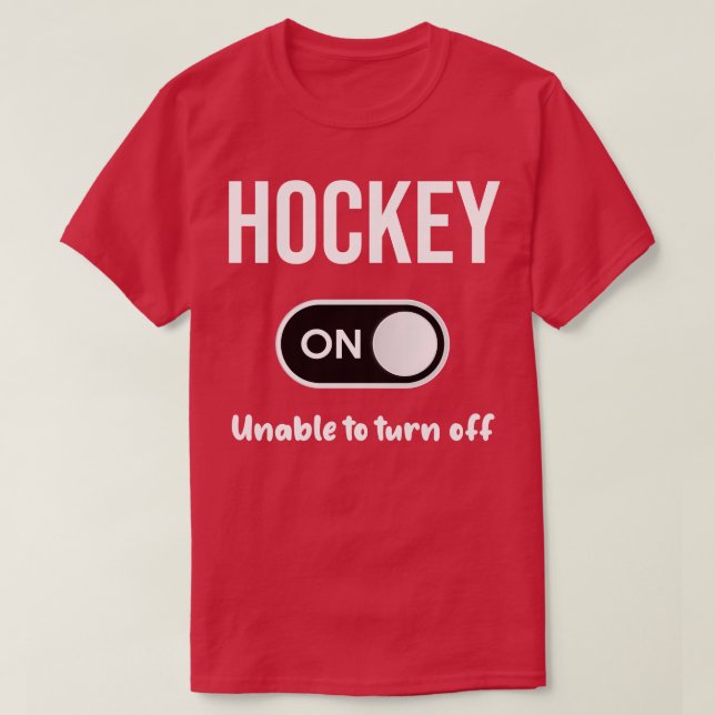 Hockey Mode på T Shirt (Design framsida)