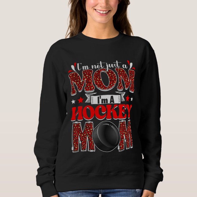 Hockey Mom Mother s Day Retro Sport Mom T Shirt (Framsida)