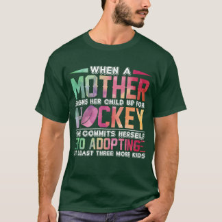 Hockey Mor Roliga meningar Mors dag T Shirt