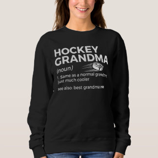 Hockey Mormor Definition Bästa Mormor Någonsin T Shirt
