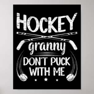 Hockey Mormor Mamma Rolig Mormor Till En Hockeyspe Poster