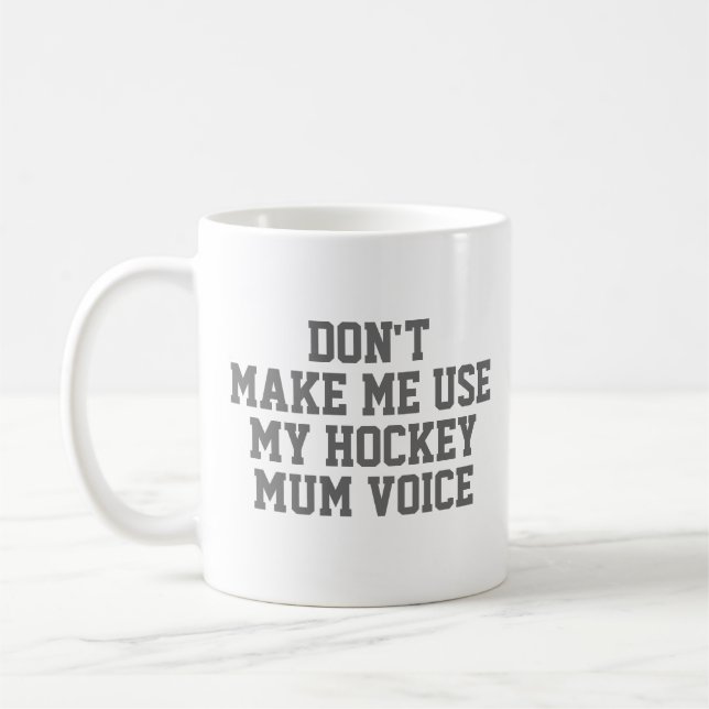 Hockey morsa Gift Mugg | Funny Quote Slogan Coach (Vänster)