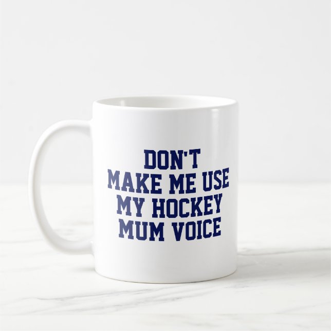 Hockey morsa Gift Mugg | Funny Quote Slogan Coach (Vänster)